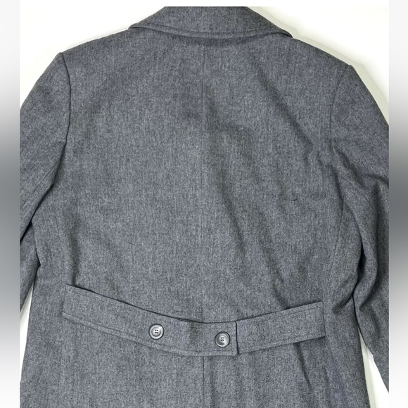Pendleton Coat Women’s Size 12 100% Virgin Wool Long Gray Vintage - Picture 8 of 13
